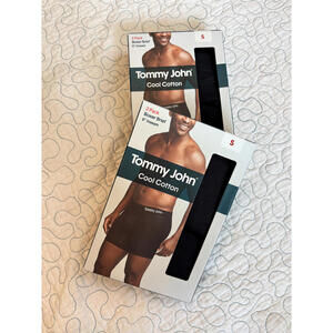 Tommy John Cool Cotton Men's Boxer Briefs 2‎ Pack Size Small 6" inseam #3